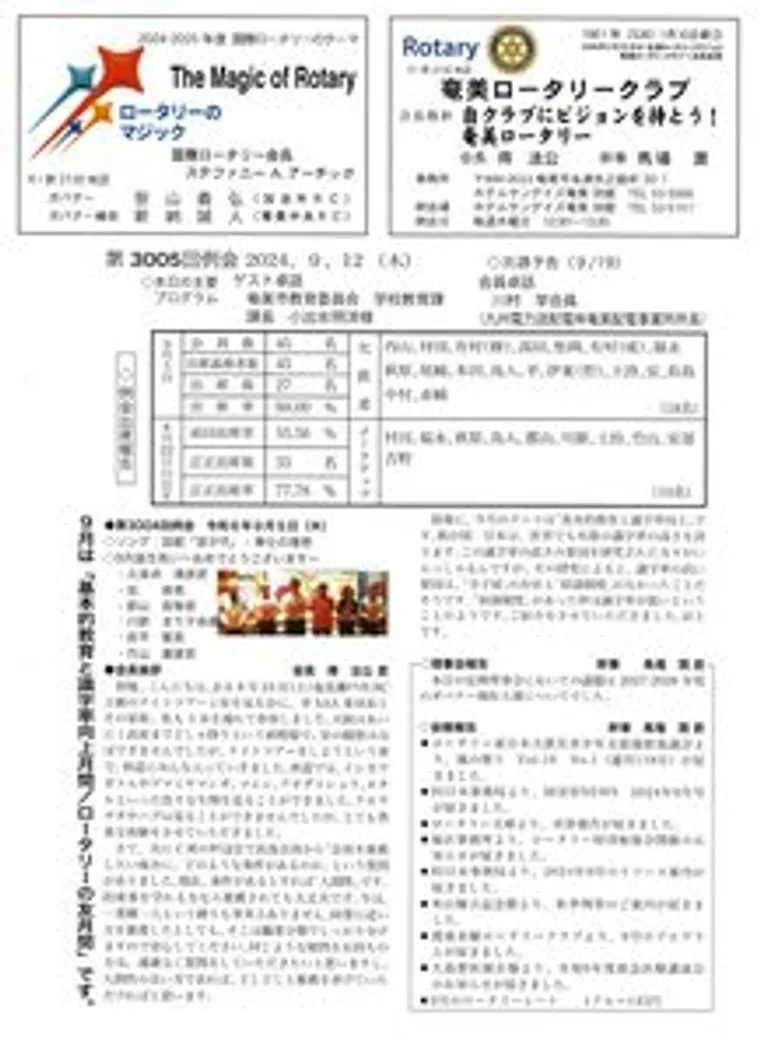 第3005回 週報