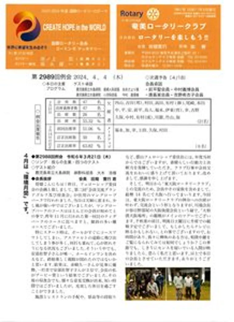 第2989回 週報