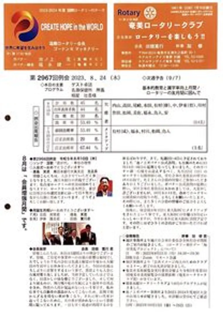 第2967回 週報